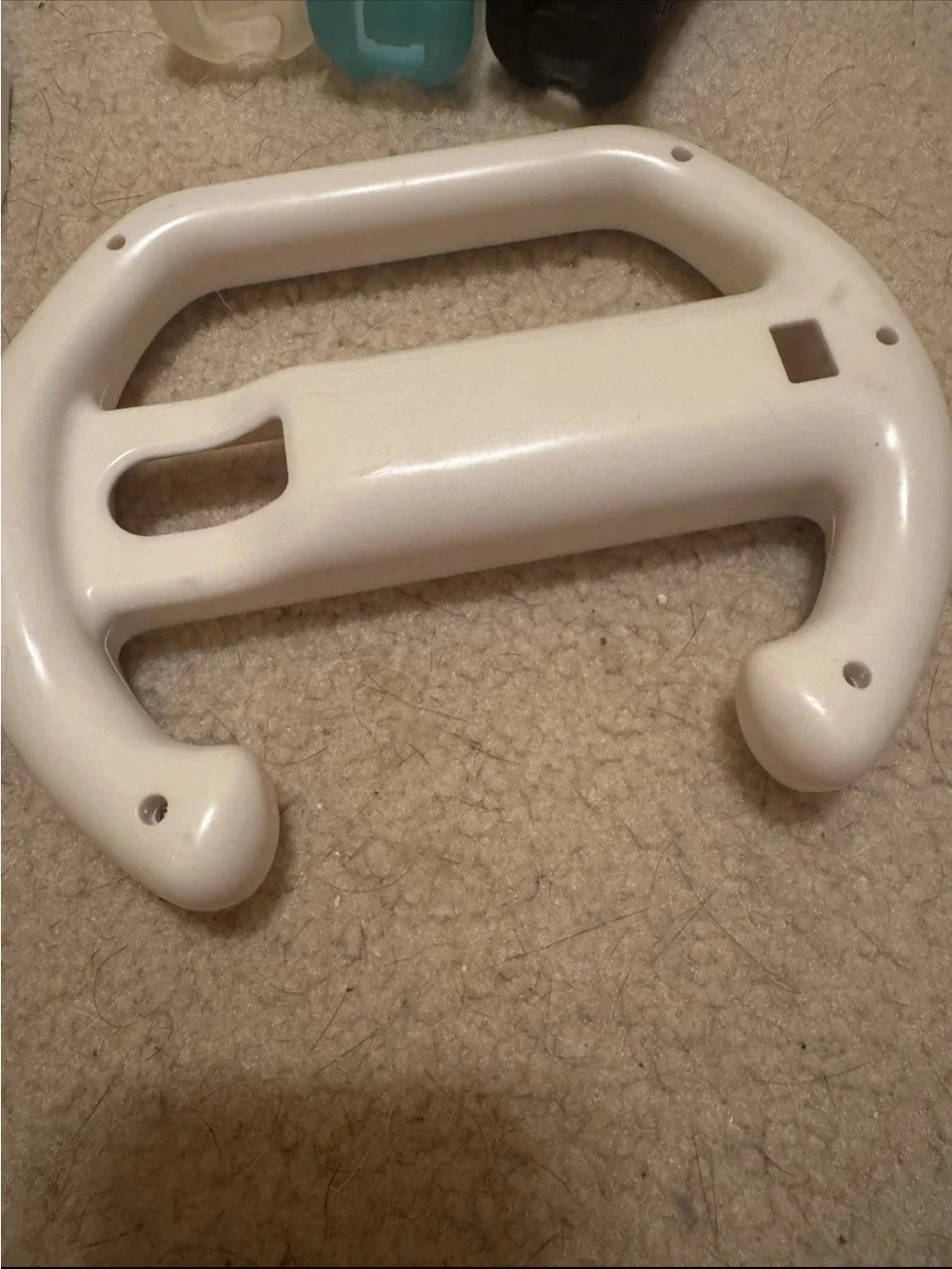 Nintendo Wii Remote Set: Wheel, White Shell Parts + Clear/Blue/Black Jackets
